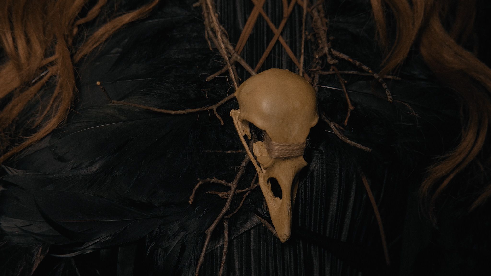 Crowmother's crow skull